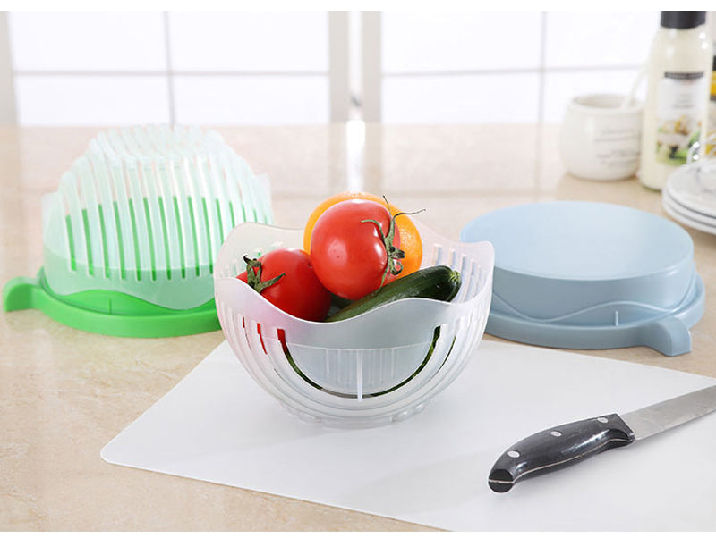 SideDeal: Quick-Chop Easy Salad Cutter Bowl by Two Elephants