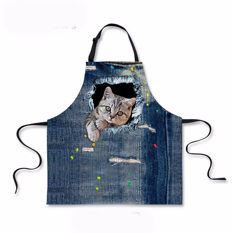 PEEK-A-BOO APRON - SMOKEY