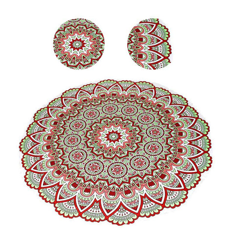 Round Boho Tapestry / Throw