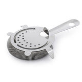 SET OF 2 STAINLESS STEEL COCKTAIL STRAINERS